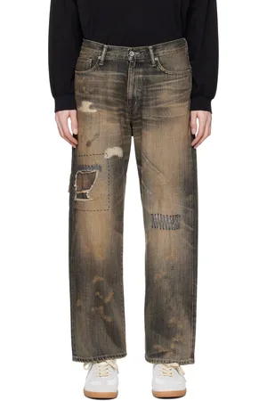 NEIGHBORHOOD Black Savage DP Wide Jeans