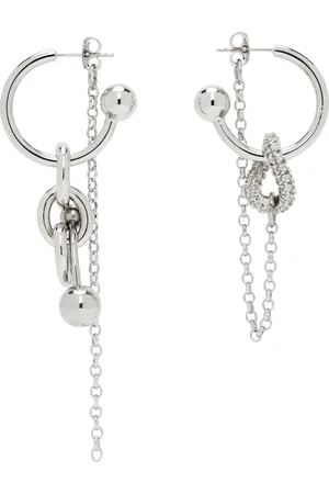 Justine Clenquet Silver Abel Earrings
