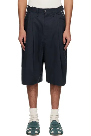Camiel Fortgens Navy Twill Cargo Shorts