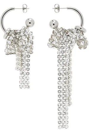 Justine Clenquet Silver Sammy Earrings
