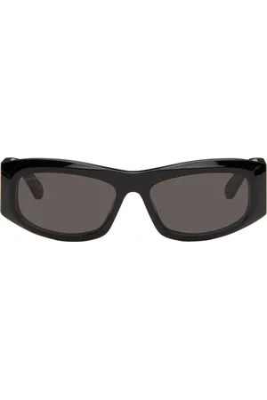 Balenciaga Black Signature Square Af Sunglasses