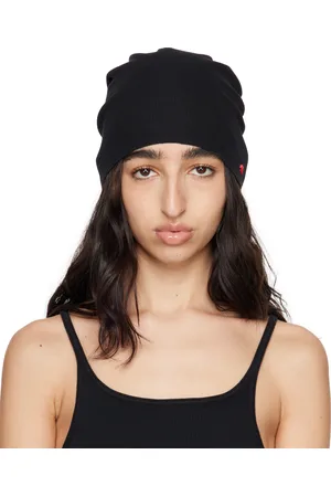 GREG ROSS Black Rib Beanie