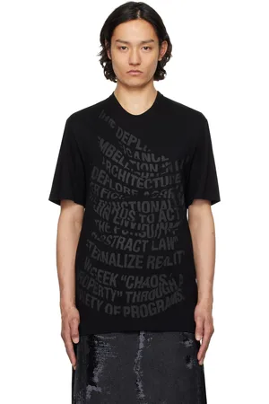 JULIUS Black Manifest Graphic T-shirt