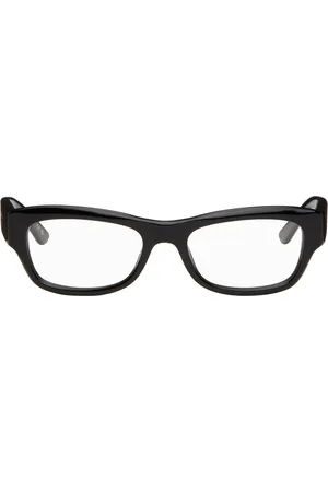 Balenciaga Black Rectangular Glasses