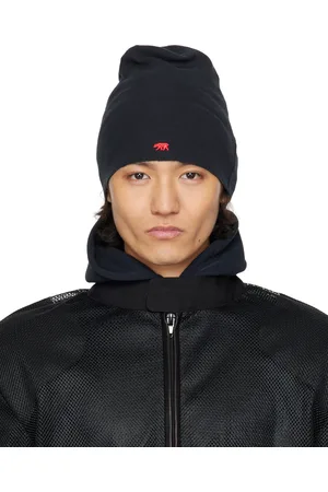 GREG ROSS Black Rib Beanie