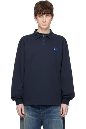 Ader Error Navy Sig; TRS Tag 04 Polo
