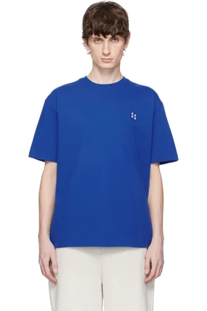 Ader Error Blue Sig; TRS Tag 01 T-shirt