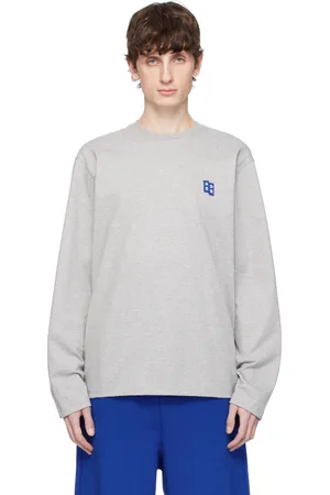 Ader Error Gray Sig; TRS Tag 01 LS T-shirt