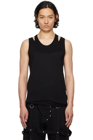 JULIUS Black Layered Tank Top