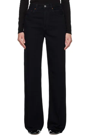 RE/DONE Black Ultra High Rise Jeans