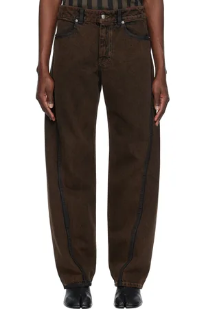 ECKHAUS LATTA Brown Bend Jeans