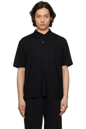 Lady White Co. Black Summer Wool Polo