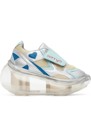Petra Collins SSENSE Exclusive Off-White & Blue JennyFax Edition Bubble Sneakers