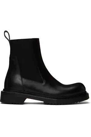 Rick Owens Black Hollywood Beatle Cyclops Boots