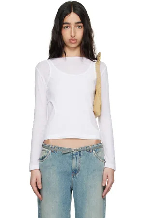 Gimaguas White Rei Tank Top & T-shirt Set
