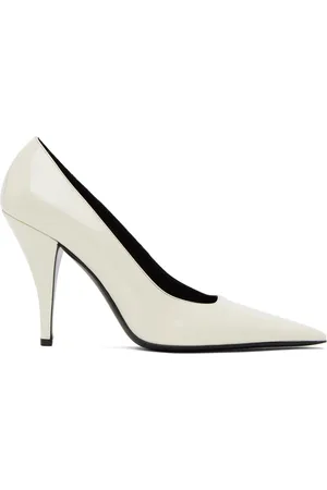 The Row White Lana Heels