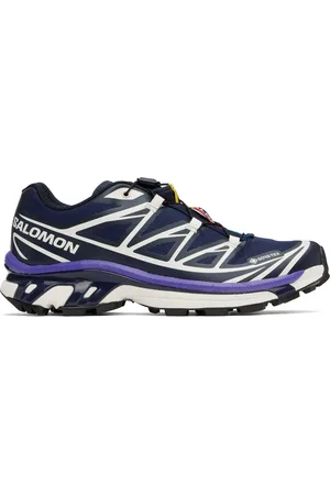Salomon Navy & Off-White XT-6 GORE-TEX Sneakers