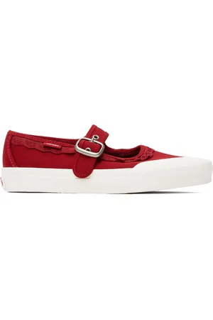 Vans Red FU Mary Jane Sneakers