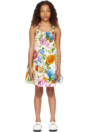 Dolce & Gabbana Kids Multicolor Floral-Print Dress