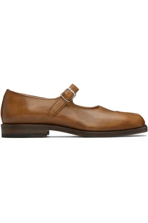 Maison Margiela Tan Tabi Mary Jane Loafers