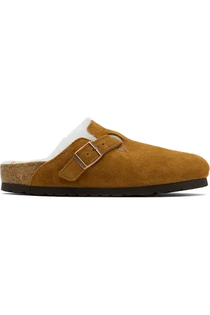 Birkenstock Tan Narrow Boston Loafers