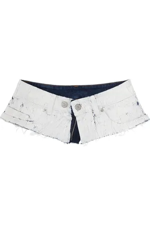 Maison Margiela White & Blue Denim Belt