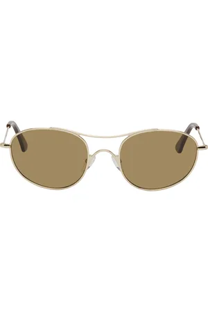 OUR LEGACY Gold Zwan Sunglasses