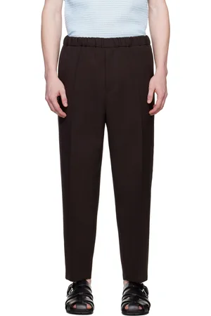 Jil Sander Brown Tapered Trousers
