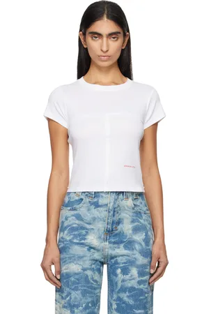 ECKHAUS LATTA White Lapped Baby T-shirt