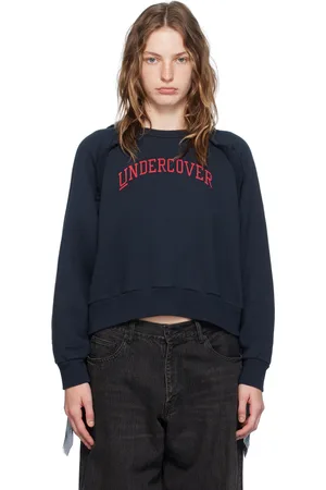 UNDERCOVER Navy Raw Edge Sweatshirt