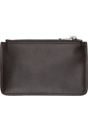 The Row Brown Zipped Keychain Coin Pouch