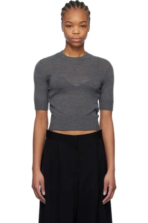 Jil Sander Gray Virgin Wool T-shirt