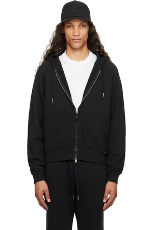 Tom Ford Black Garment-Dyed Hoodie