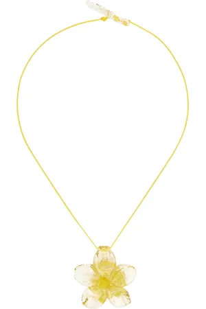 Levens Jewels Yellow Hibiscus Necklace