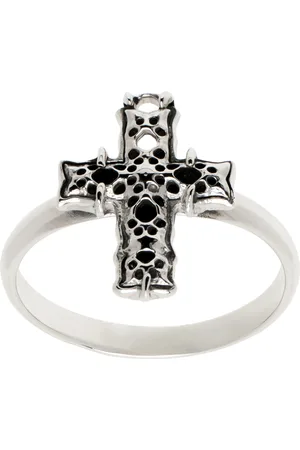 EMANUELE BICOCCHI Silver Notre-Dame Cross Ring