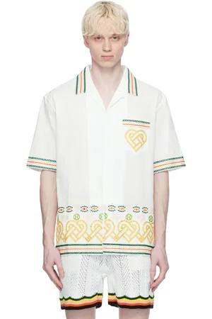 Casablanca White Broderie Anglaise Shirt