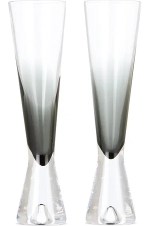 Tom Dixon Black Tank Champagne Glass Set