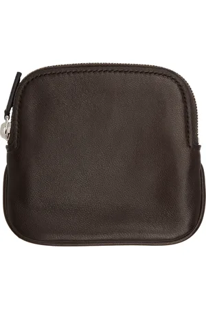 The Row Brown Square Coin Pouch