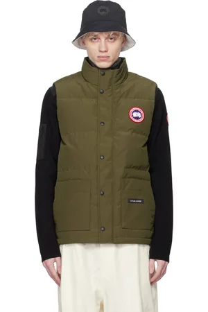 Canada Goose Khaki Freestyle Crew Down Vest