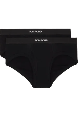 Tom Ford Two-Pack Black Cotton Briefs