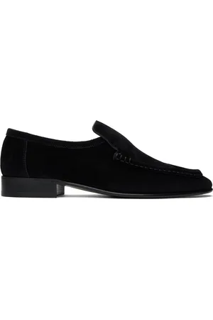 The Row Black New Soft Loafers