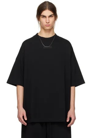 FEAR OF GOD Black Crewneck T-Shirt