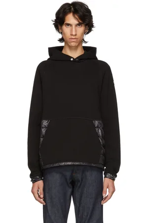 Moncler Black Maglia Down-Filled Hoodie