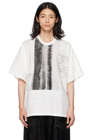 JULIUS White Printed T-Shirt