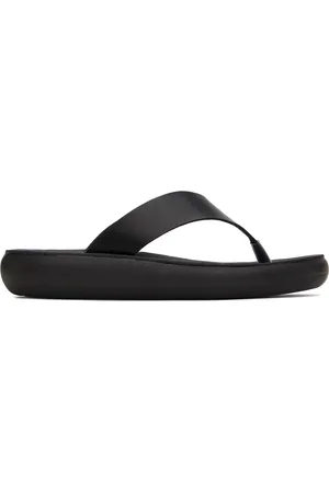 Ancient Greek Sandals Black Charys Comfort Sandals
