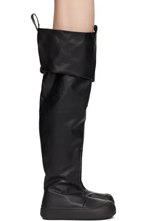 Yume Yume Black Thigh High Fisherman Boots