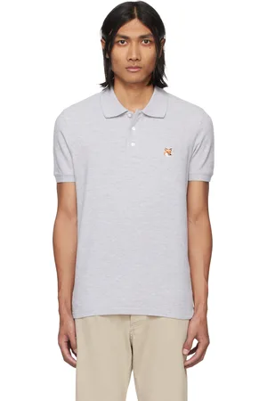 Maison Kitsuné Gray Fox Head Polo