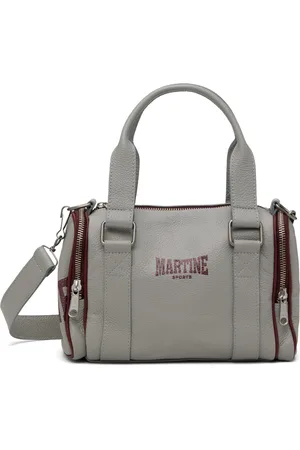 MARTINE ROSE Gray Galaxy Top Handle Bag