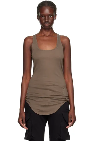 Rick Owens Gray Drk Tank Top