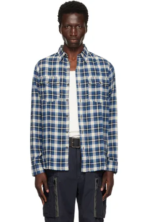 Ralph Lauren Blue Plaid Twill Shirt